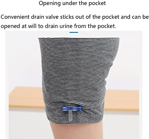 Calça de bolsa de urina Design de bolso duplo Cotton Incontiny Panties para pessoas incontinentes para evitar envergonhar
