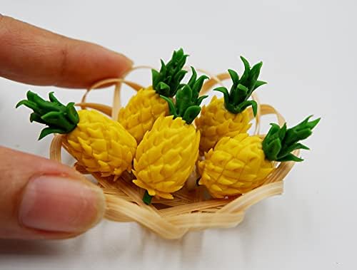 1ShopForyou 2 Styles Fruit Clay Pineapple para DIY Case de capa Decoração Scrapbooking Diy Craft Toys Food Kitchen