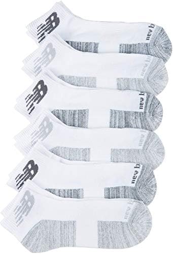 New Balance Performance Cushion Quarter Crew Socks, 6 pares