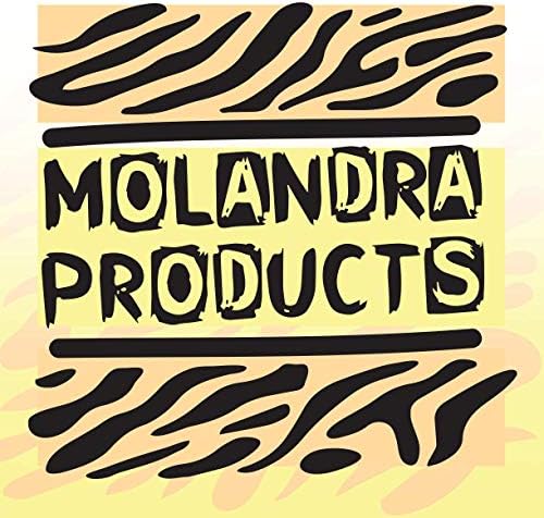 Molandra Products Maffler - 20oz Hashtag Garrafa de água branca de aço inoxidável com moçante, branco