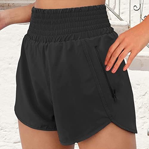 Shorts de motociclista para mulheres de alta cintura controle casual shorts de tênis atlético de verão