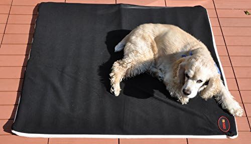 PET terapia terapêutica reversível terapêutica Carrada de cães Fleece e zíper, grande/35 x 23