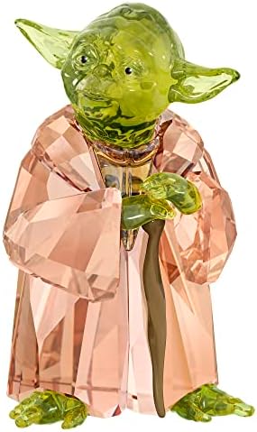 Swarovski Star Wars Mandalorian The Child, Green e Gold Tone Crystals, da coleção Star Wars