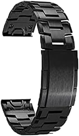 TTUCFA mais recente pulseira de pulseira de liga de titânio para Fenix ​​6x Pulseira 22 26mm para Garmin Fenix ​​6 6x Pro 5