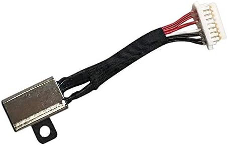 Gintai Power Jack Harness DC-In Connector Cable Substituição para Dell compatível com Pf8JG 450.07R03.0003 Inspiron