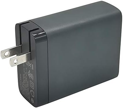 Charger de ondas de caixa compatível com Dell Inspiron 17 2-1-carregador de parede PD Gancharge, 100w Tiny PD Gan Type-C
