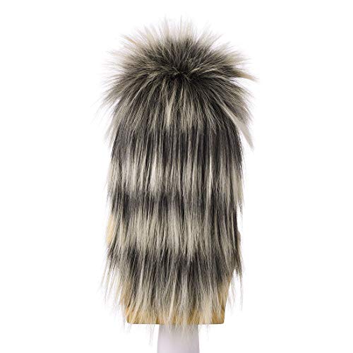 Zolisa 70s 80s Mullet Wig Mens Rock Spiked Wig Halloween Traje resistente ao calor Gradiente de cor de fibra sintética