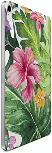 Lex Altern iPad Case Pro 11 polegadas 12.9 Capa magnética 2019 2018 geração 3d Apple Proteção Hard Shell Folio Trifold Smart Alow Sleep Flores lápis Flores de lápis rosa folhas tropicais