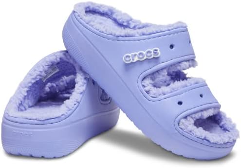 Crocs Unisisex-Adult Classic Cozzzy Platform Sandals | Slippers difusos deslizam