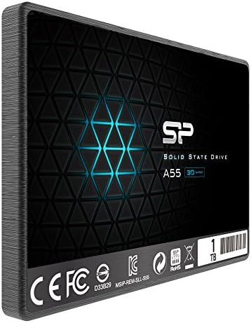 SP 1TB SSD 3D NAND A55 SLC Cache de desempenho Boost Sata III 2,5 7mm de estado sólido interno unidade