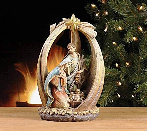 12 Família sagrada com estrela da natividade de Natal de Belém Bethlehem