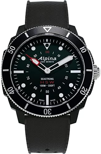 ALPINA AL-282LBBBB4V6 HOROLOGAL SMART RISK ANALOG Display Quartz Black Watch