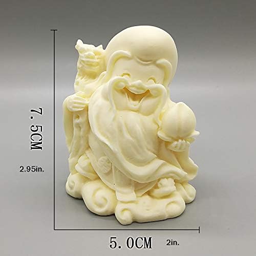 2p/conjunto 3D Molfo de silicone de muito chinês Mythbirthday God of Longevity Casal avó avó, mãe, figuras para fazer