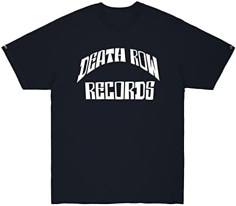 Crooks & Castles Death Row Records Caminhola Core Logo, camiseta algodão com grande impressão frontal