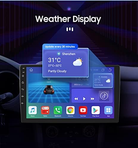 Hizpo 7 polegadas IPS HD Screen Car Séreo para Jeep Wrangler Chrysler Chevrolet Epica Dodge Ram, Android 12 Car