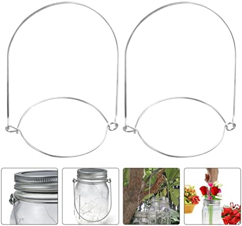 Hanabass Mason Jar cabide largo Boca larga 6pcs