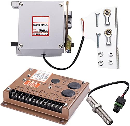 Atuador do gerador de knowtek Conjunto: Atuador ADC225-12V + Speed ​​Controller ESD5500E + Sensor de captação magnética MPU 3034572 para gerador
