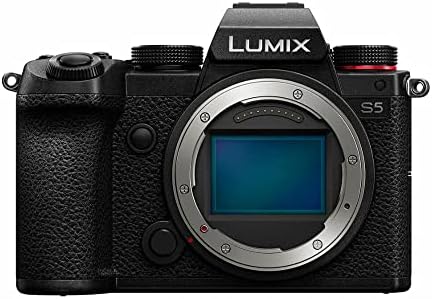 Panasonic Lumix S5 4K Câmera de montagem L de Armamento Full Lumix S 50mm f/1.8 Lente de montagem L e pacote de bateria
