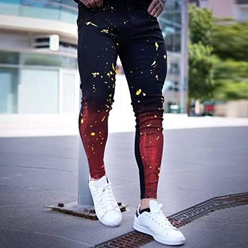 Calça de quarto míshui esportes de fostering sports de jeans de bolso completo de bolso completo