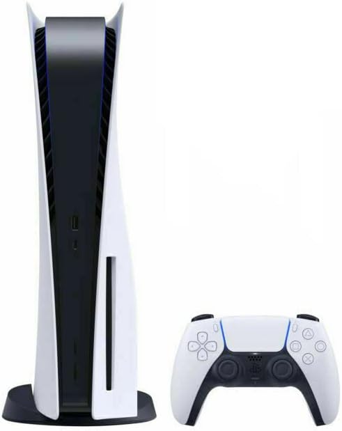 PlayStation 5 Disc Versão PS5 Console - Gaming 4K -TV.120Hz 8K Saída, 16 GB GDDR6, 825GB. SSD, WiFi 6, Bluetooth ~ 5,1