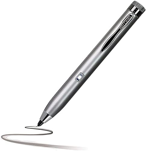 Broonel Silver Point Fine Digital Active Stylus caneta - compatível com asus zenbook Pro 15 OLED 15.6