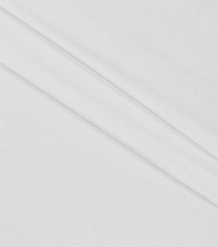 Rockland 200 Conde Ava-Lon Supreme Muslin, 108 polegadas, branqueado/branco
