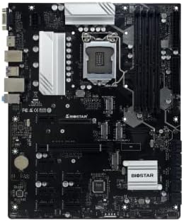 BioStar TZ590-BTC DUO LGA 1200 Intel Z590 9 GPU Suporte GPU Mineração de Mineração de Mineração.