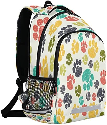 CFPOLAR Colorful Animal Patre Prinha Mochila Estudante com Laptop Mackpack School School para homens Alunos universitários adolescentes