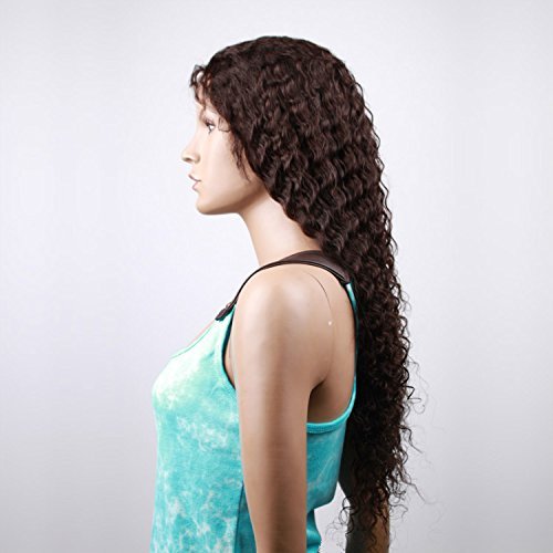 Cupidlovehair Curl onda regular Virgin Remy Remy Hair Full Wigs Front Wigs Natural Black 1b