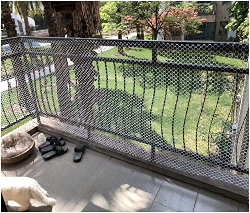 Geironv Children Stair Stair Safety Net, rede plástica grossa pode ser cortada com proteção pesada na rede de gatos gato gado.
