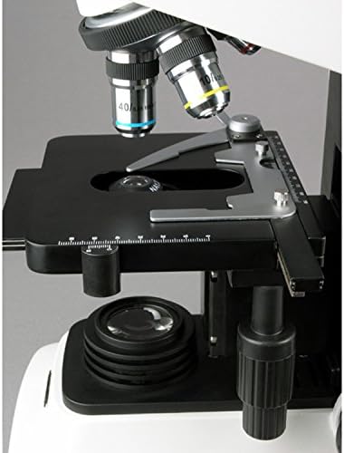 Microscópio de composto binocular B600A-PCT SiEDENTOPF, ampliação do campo brilhante 40x-1600x, 100x-1600x montada em fase de torre, iluminação de halogênio, condensador abbe, estágio mecânico de camada dupla, anti-Mold