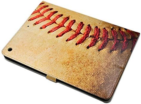 Case Cyd para iPad mini 4/5, capa de capa de couro esportivo de beisebol para iPad mini 4 7,9 polegadas, iPad mini 5 5th
