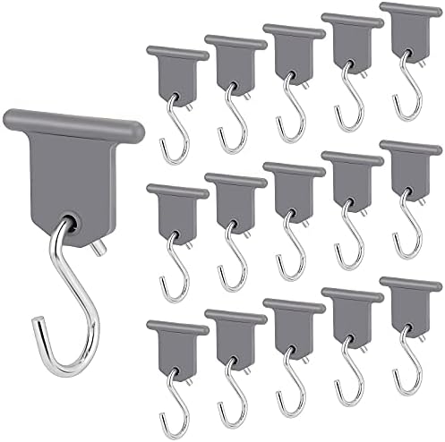 Homgaty RV Tolding Light Clips, 16pcs Camper Tolding Lights Lights Acessórios Titulares, cabides de gancho em forma de Natal Camping