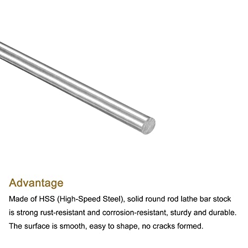 Mecanixity Redonda de aço redonda, ferramenta de estoque de barra de torno, para engrenagem de eixo, trechos de perfuração Máquina