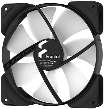 Projeto fractal aspecto 14 RGB 140 mm PWM de largura 500-1700 RPM RANGE BLACK FORD FAIS DE COMPUTADOR