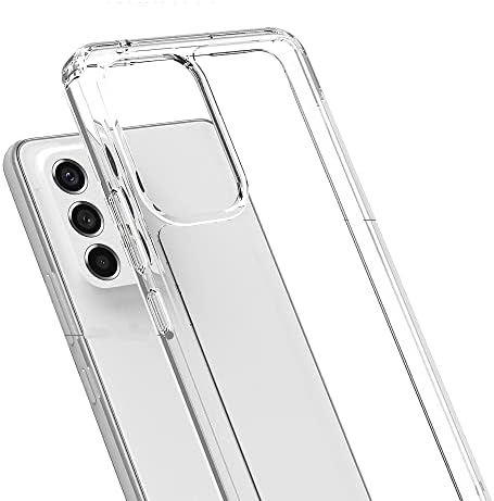 Capa de telefone celular Ftonglogy para Samsung Galaxy A53 5G, Bumbo de ar de ar cristalino Claro TPU Clear TPU+ PC à