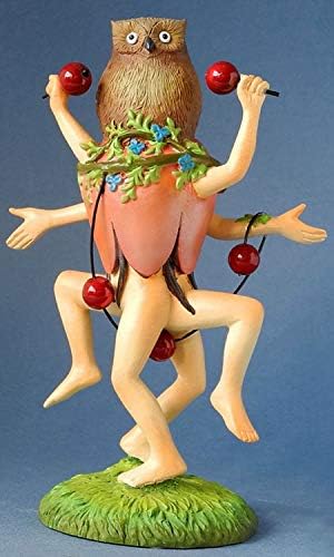 Dançaria Fantasia da Coruja Parastone dançando com frutas por Hieronymus Bosch