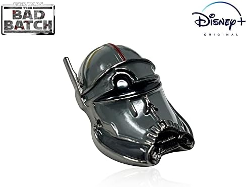 Pino de capacete tridimensional de lotes ruins da Disney Wars, coletores de 5 pinos, conjunto oficial de capacetes de metal