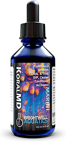 Brightwell Aquatics Koral MD Pro - Profissional Strength Coral & Frag Drip, Condicionador de limpeza aclimatador, 30 ml