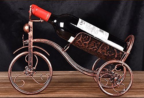 Cdybox Whtone Whith Iron Wine Solder/Rack Bike Shape Tricycle Art Décor