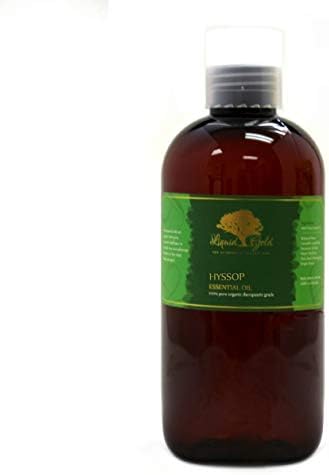 8 oz premium hyssop Óleo essencial líquido dourado puro aromaterapia natural orgânica