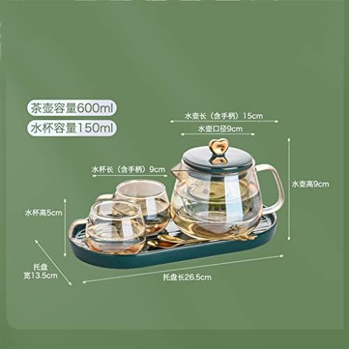 N/A A DA TERMAÇÃO Conjunto de chá de chá de chá de chá conjunto de chá de chá doméstico Teapot Glass Alta temperatura resistente