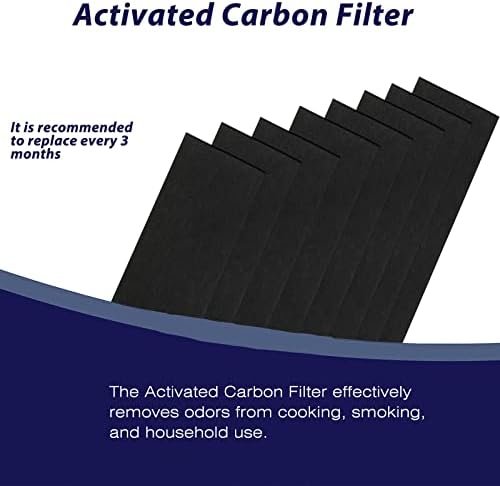 4 pacotes FLT4825 Filtro de substituição HEPA Compatível com purificador de ar-guardiano G-Guardian AC4825 AC4300 AC4800 AC4900 AC4850, 4 filtros HEPA verdadeiros e 8 pré-filtros de carbono