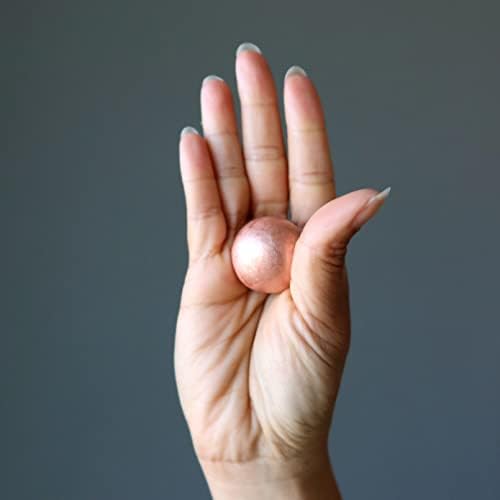 Cristais de cetim Esfera de cobre Bola de cristal fosco 1,0-1,25 polegadas