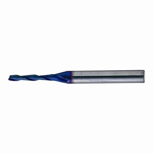 PANHAN 2 FLUTE UPCUT Spiral Bit CNC Bit Bit Bit Nano Blue Coating Mill de extremidade de carboneto sólido com diâmetro