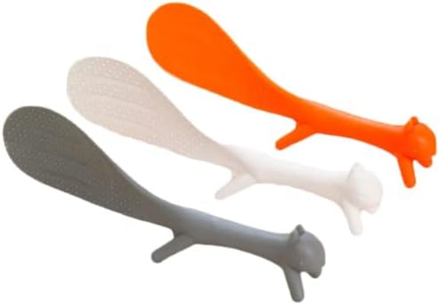 Nioipxa 3pc Stand-up Rice Rice Paddle fofo colher de servir de arroz para arroz e batata