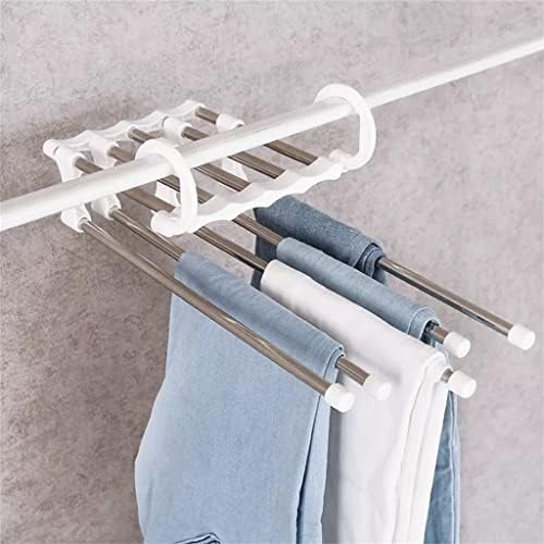 IULJH 5 em 1 calça multifuncional Organizador de armário de toalhas de rack de rack