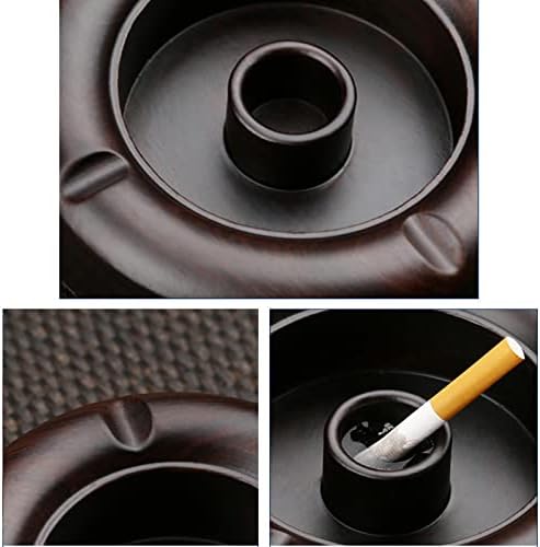 Cinzinha em casa Grande cinzeiro de cerâmica com tampas para cigarros cinzeiros para pátio externo em casa e escritório titular de cinzas
