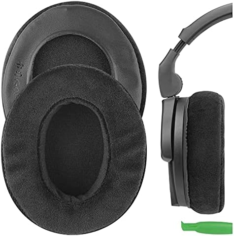 Geekria Comfort Velor Substituição Ponta de orelha para Sennheiser PC350, HD280 Pro, HD580, Peças de ouvido Urbanite XL Cushões de ouvido, fones de ouvido, copos de ouvido