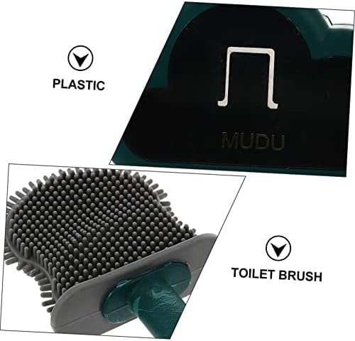 Besportble 1 Set Bathtub Bathtub Kit de limpeza de lavagem de silicone escova de escova de vaso sanitário pincel de escova de vaso sanitário